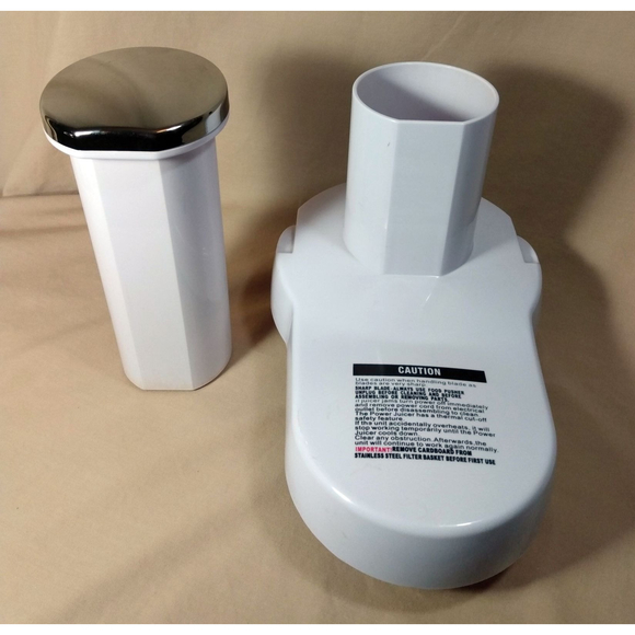 Jack LaLanne Power Juicer Express (MT-1020-1) Lid (Pulp Guard) with Pusher